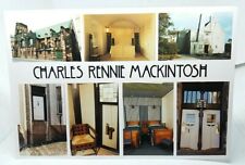 Charles Rennie Mackintosh Buildings and Designs Large Multiview Postcard 