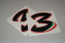 Max Biaggi no3 Race Number (pair)