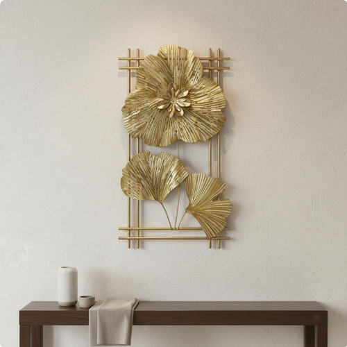 Golden ginkgo wall - golden,