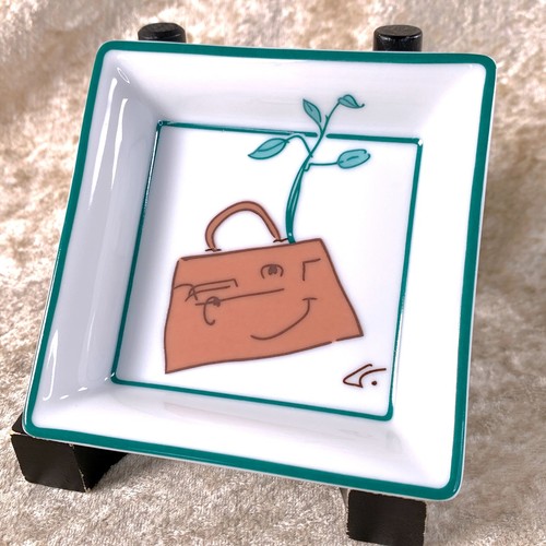 Hermes paris ashtray porcelain - hermes,