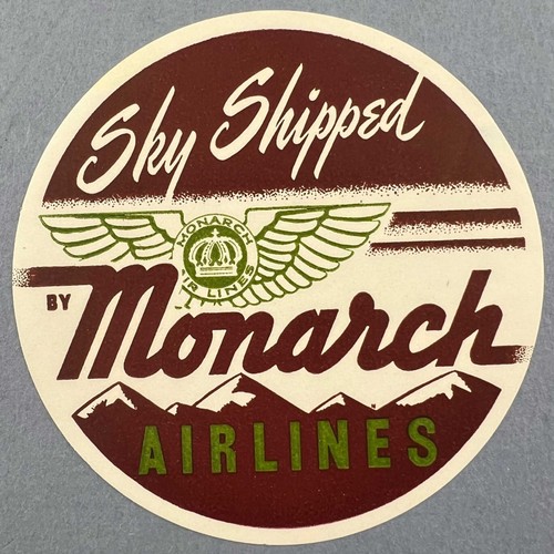Monarch airlines vintage - monarch,