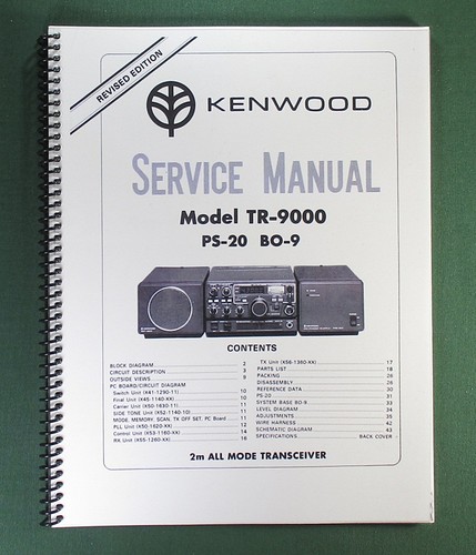 Kenwood 9000 service - tr-9000,