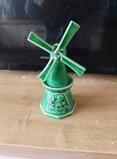Vintage or Antique authentic green  Windmill Vinegar Bottle German