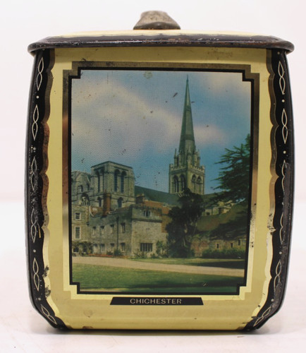 Vintage english toffee tin - vintage, by