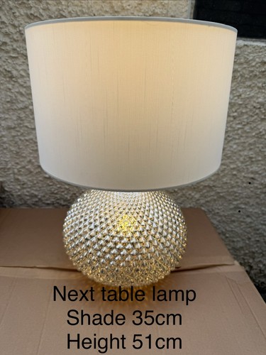 Next chrome glamour table - chrome,