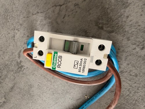 Crabtree rccb 80a 30ma - rccb,