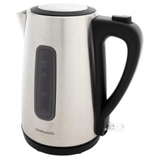Cookworks KE01410-CE Jug Kettle 1.7L Stainless Steel Rapid Boil-Dry Protection