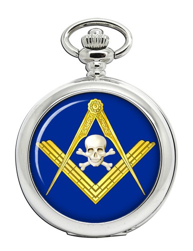 Masonic skull pocket - masonic, watch