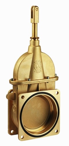 Brass gate valve - gate,