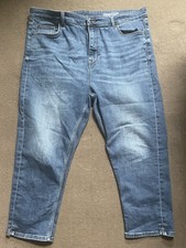 M&S Carrie Cropped Stretch Jeans Size 18
