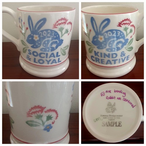 Emma bridgewater half pint mug - bridgewater,