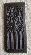 Antique Gothic Carved Oak