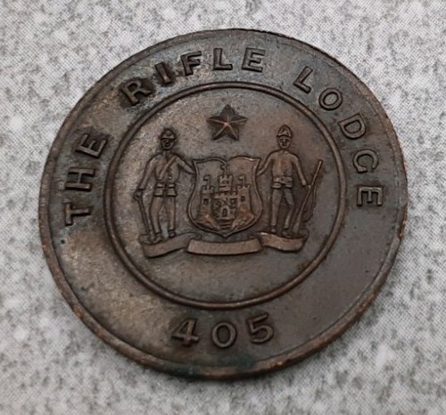 Masonic medallion token - masonic,