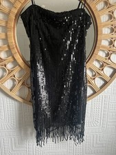 Divide Black Stretch Sequin