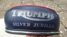 Triumph Saddle Seat T140 Silver Jubilee 4 Gal Petrol Tank (UK)