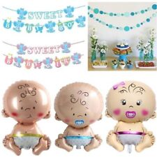 Baby Shower Foil Balloons Boy Girl Reveal Gender Latex Balloon Party Celebrate