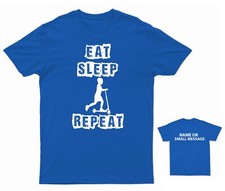 Kids Scooter T-Shirt | Eat Sleep Scooter Repeat Fun Casual Top