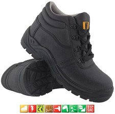 Mens Leather Chukka Safety