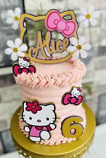 Hello Kitty Pink Cake Topper 3D Sanrio