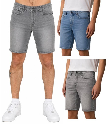 Men denim shorts casual - men's,