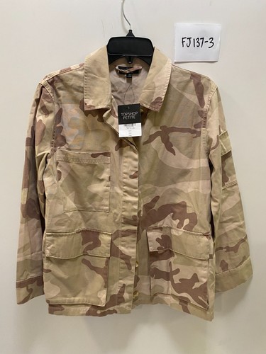 Topshop beige camo utilty - beige,