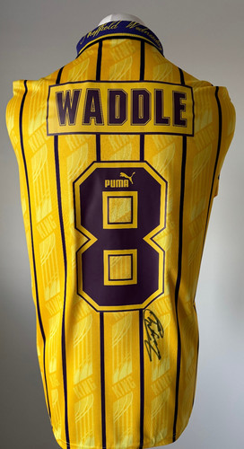 Signed chris waddle - shirt,