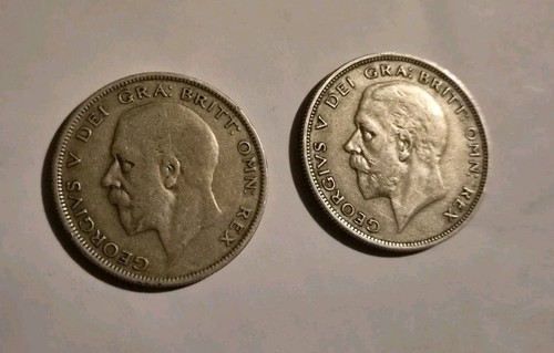 King george half crown - 2, v