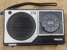 VINTAGE PHILIPS Model 172 RADIO LW / MW 2-BAND 1960S-1980s