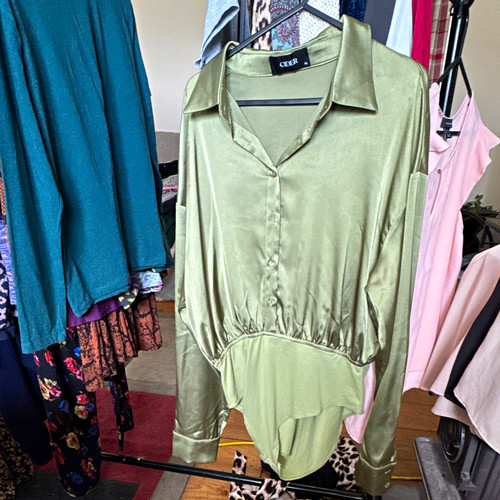 Cider women green solid - cider, women’s