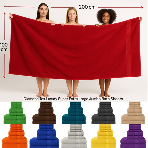 Jumbo extra large bath sheets - large,