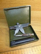 1980s British Army Gun Cleaning kit for SLR or SA80 .Plastic case with tools (B
