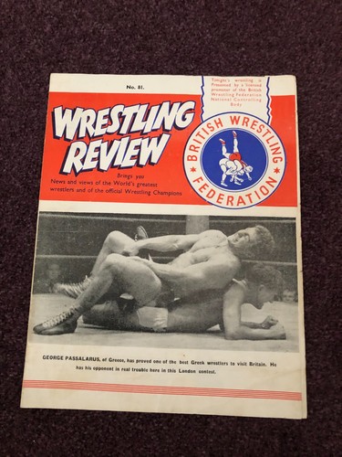 Wrestling programme plymouth - wrestling,