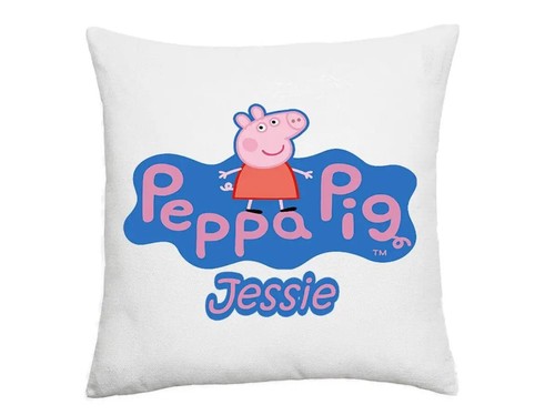 Peppa pig personalised cushion - peppa,