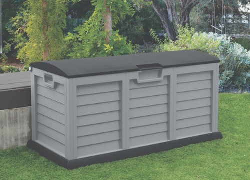 Jumbo grey garden storage - grey,