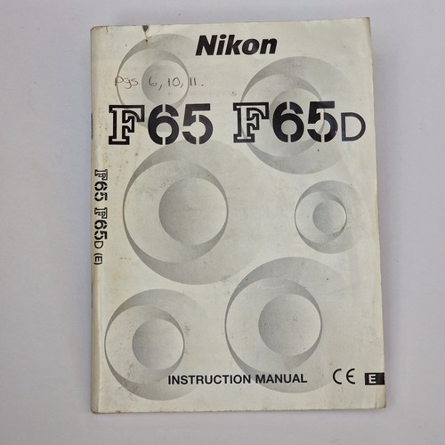 Nikon f65 f65d camera - f65, original