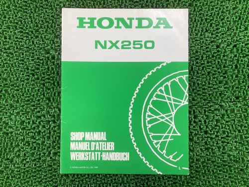Used honda nx250 service - honda,