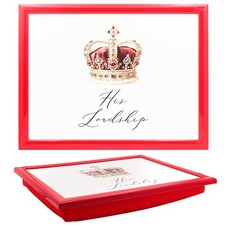 Lap Tray His Lordship Red