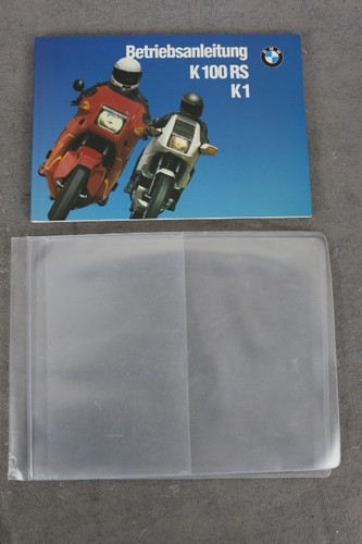 Bmw k100 k1 manual - k100, rs