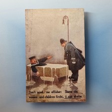 Comic Postcard 1919 Policeman Sailor Horse Water Trough F G Lewin Artist Signed