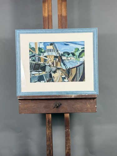 Vintage cornish watercolour - vintage,