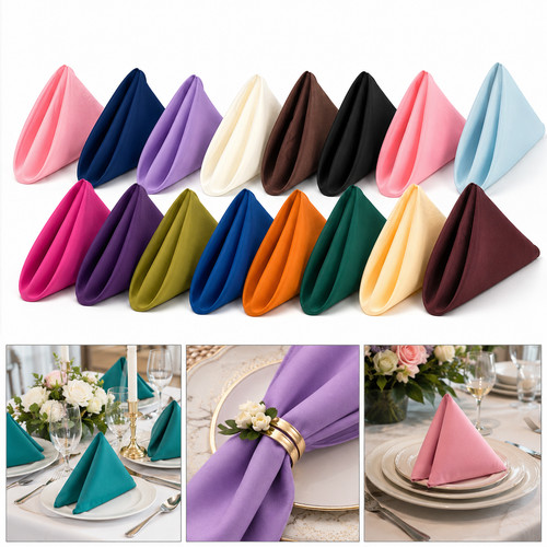 Dinner table napkins tableware - napkins,
