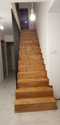 Solid wood stairs - ,, foldable