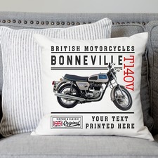 Personalised Motorbike Cushion