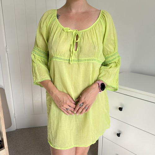 Top green lime vintage - green,