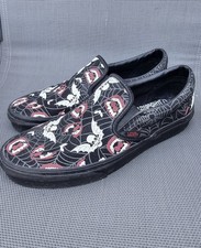 Vans Slip Ons Glow Frights Size 8 RARE