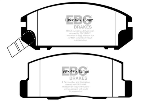 Ebc toyota mr2 - ebc, 99-02