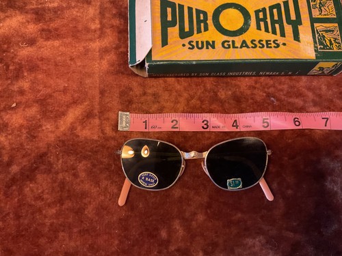 1940s puroray sunglasses - 1940s,