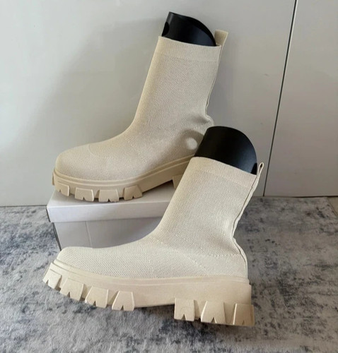 Womens cream sock ankle - womens,