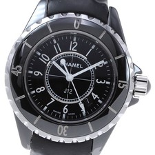 CHANEL J12 H0680 Black ceramic