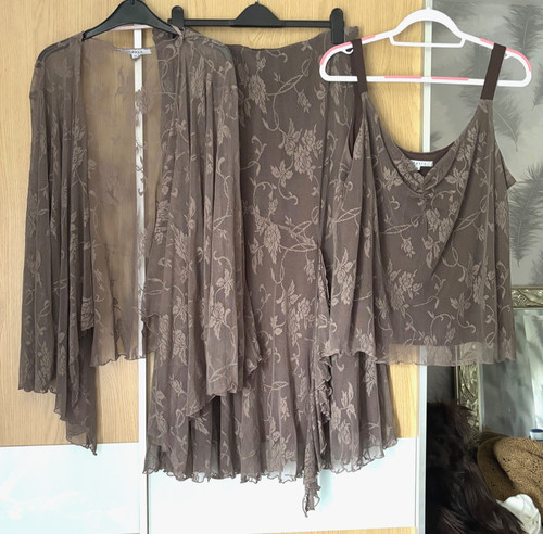 Chesca lace skirt - lace, suit